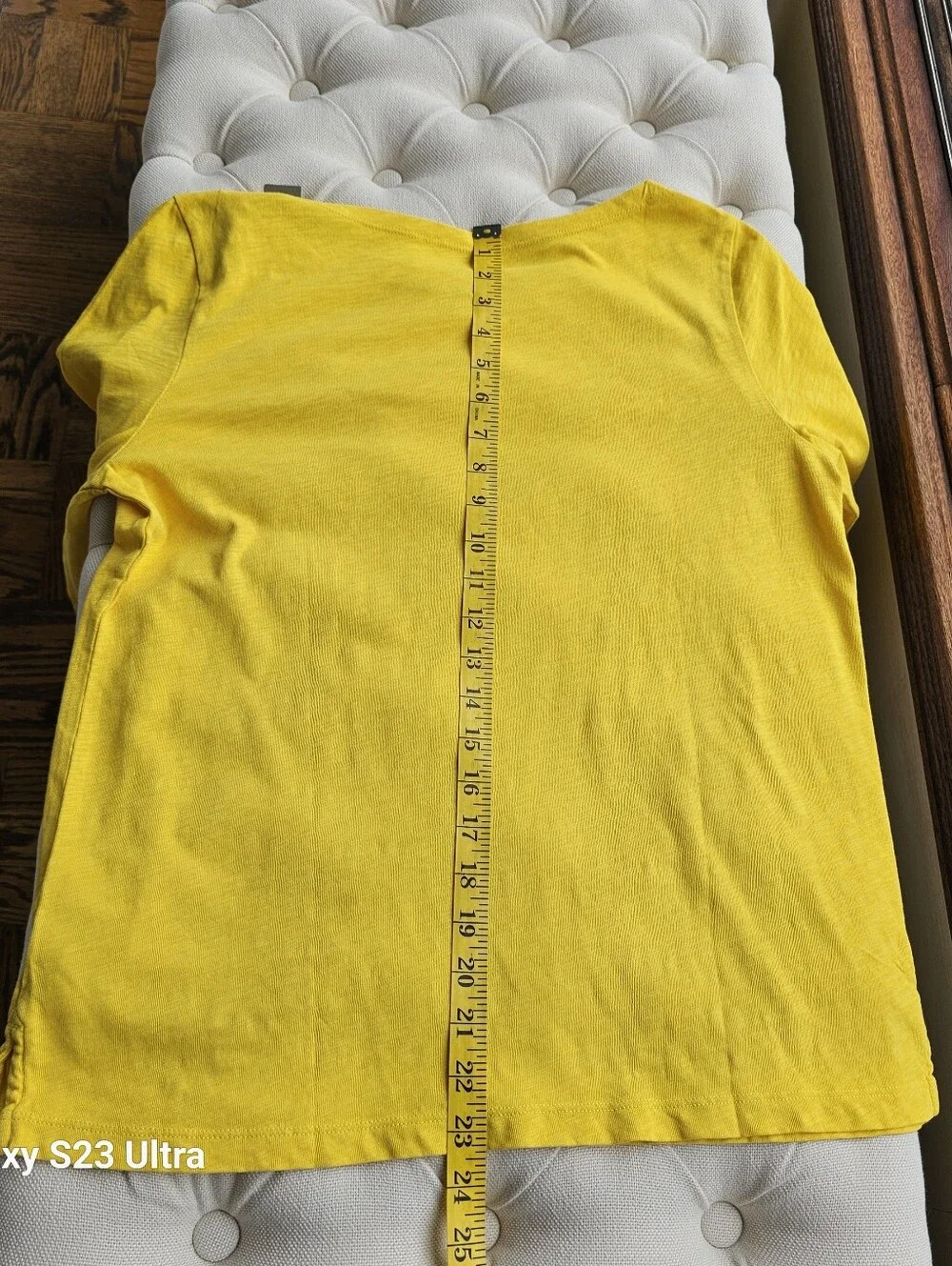 New! J Crew Sz M Painter Boatneck T-shirt Yellow Cotton Top NWT